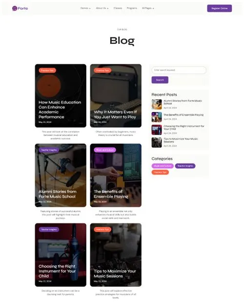 Blog -Screenshot