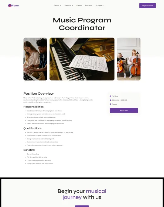Career Details (CMS)-Screenshot