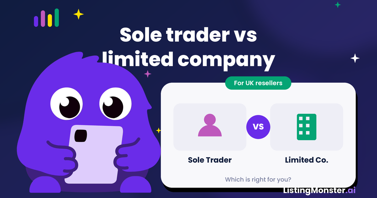 Sole trader vs limited company: which is right for your reselling business