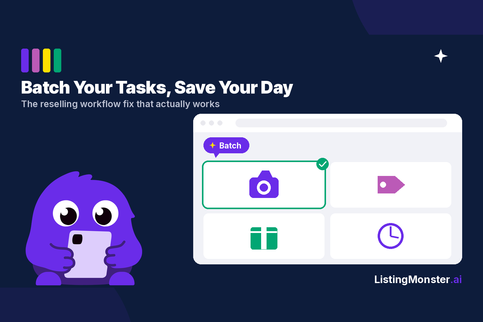 Task Batching for Resellers: How to List More Items in Less Time