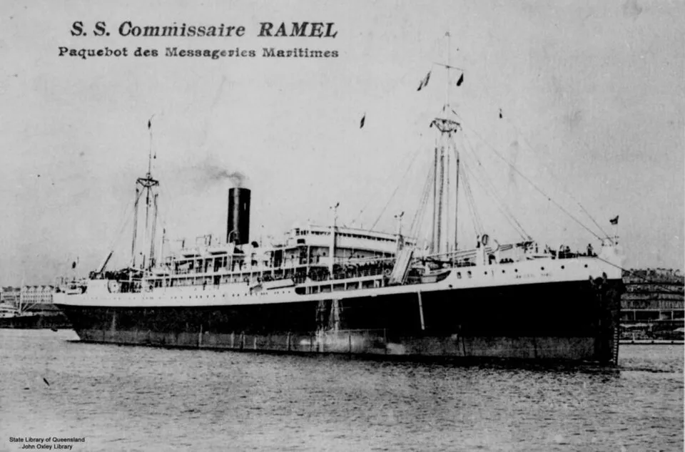 The SS Commissaire Ramel Ship