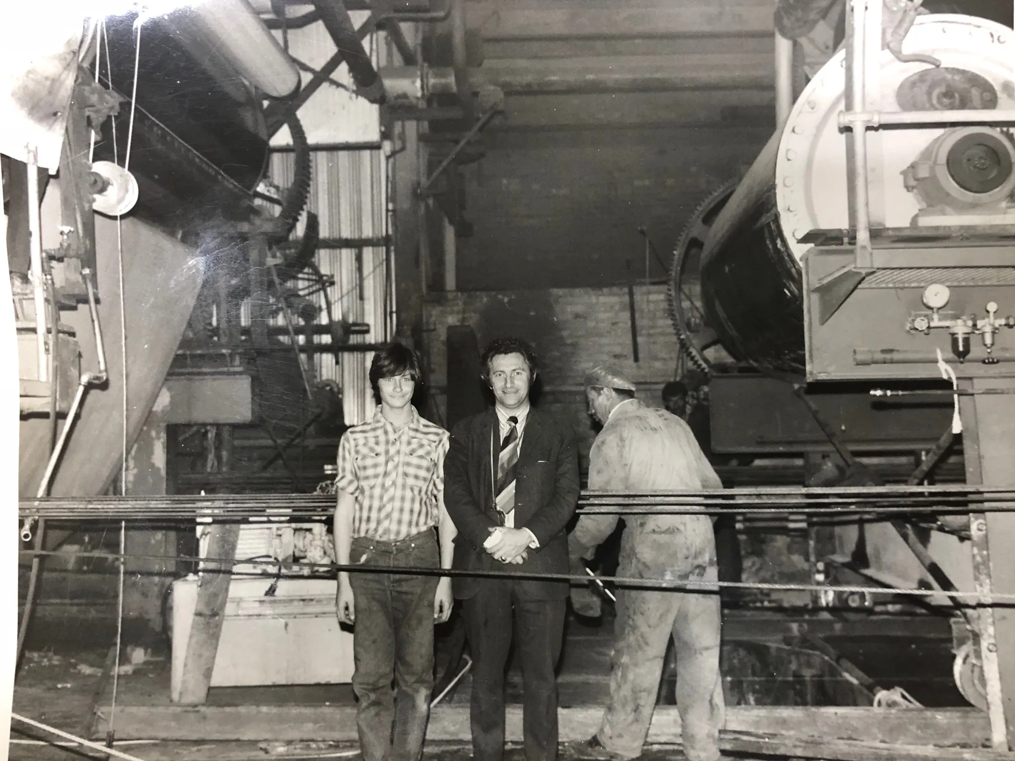 David and Charlie Holckner at Smorgon Steel