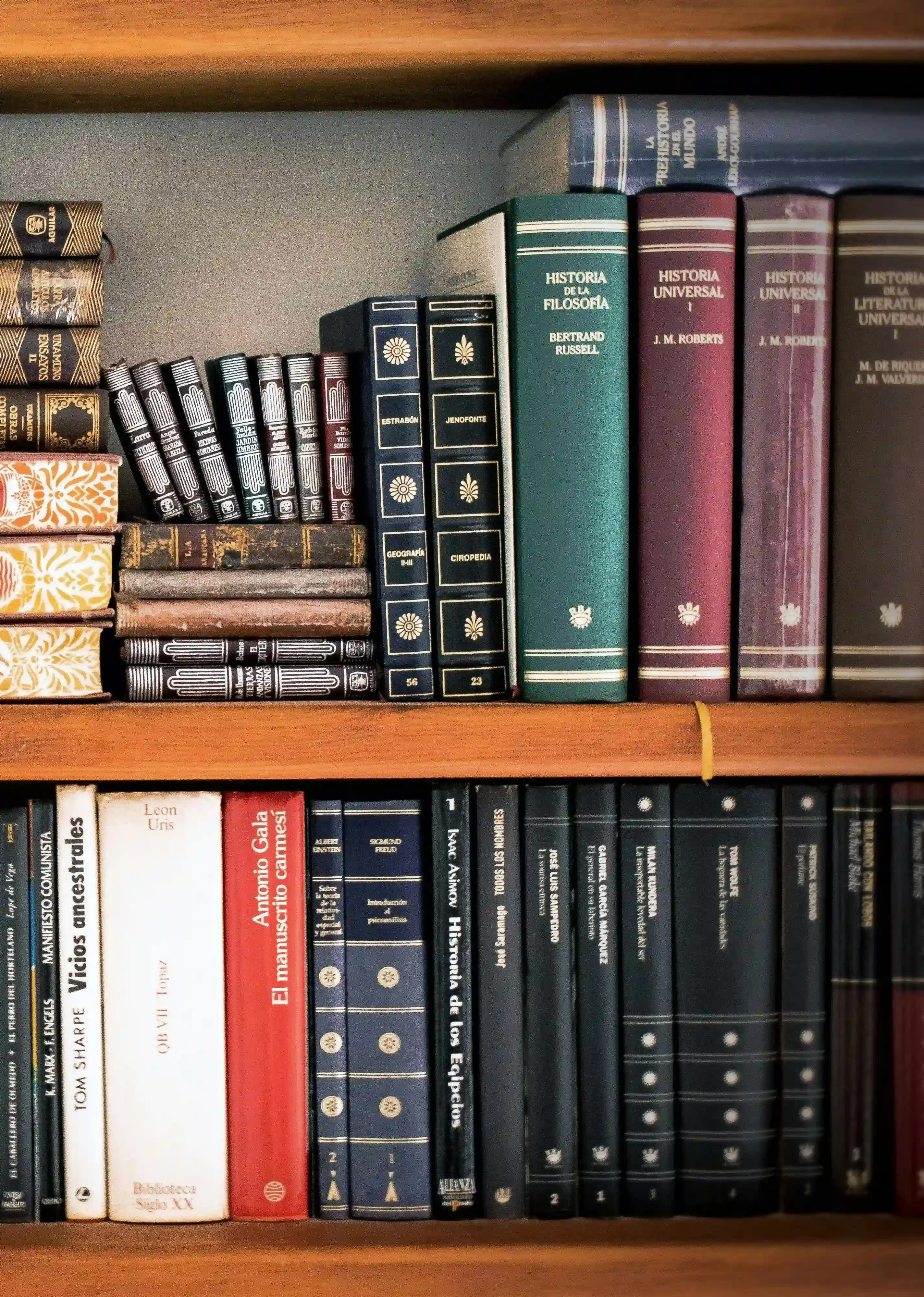 A stack of books
