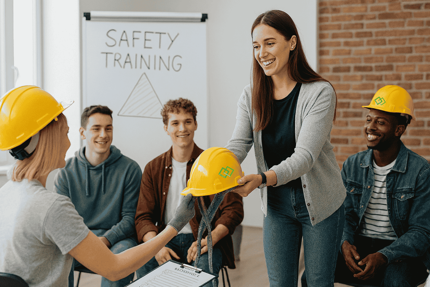 Auszubildenden Schulung für Arbeitssicherheit