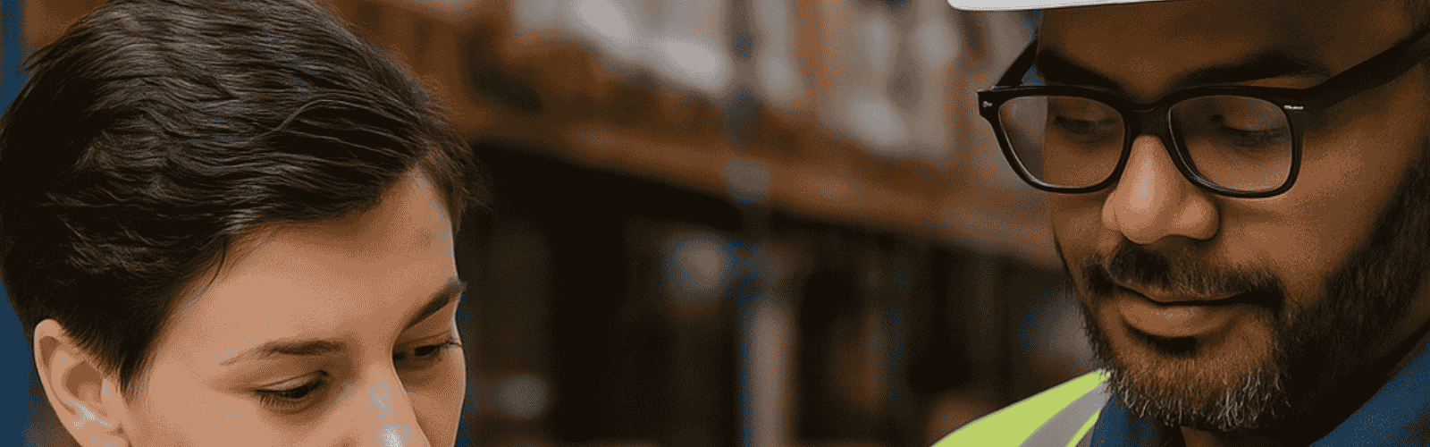 2 Personen im Austausch