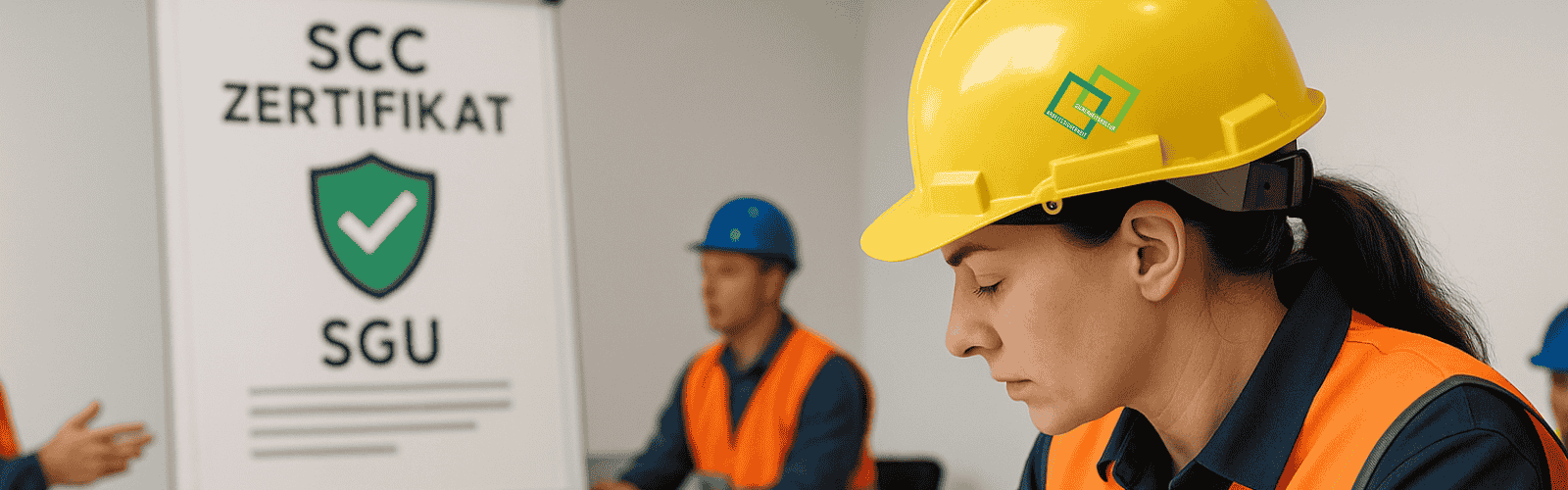 SCC Schulung. Personen im Schulungsraum