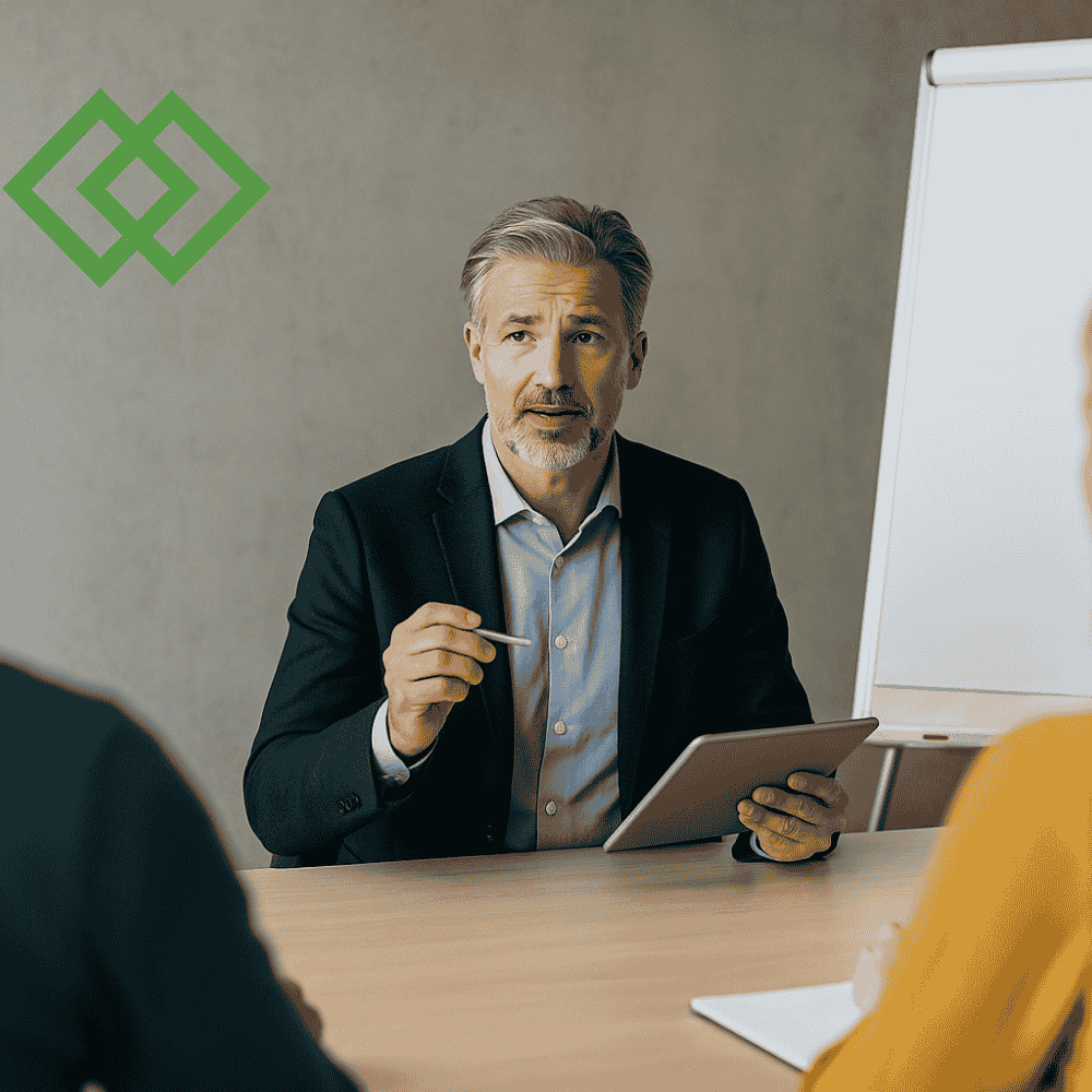 Interne Auditor Training für SCL im Besprechungsraum