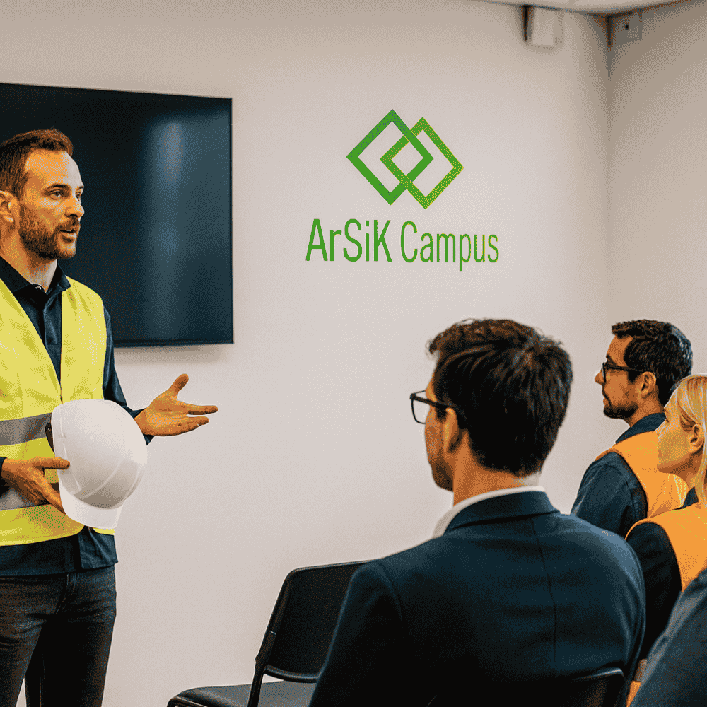 Schulungsraum von ArSiK Campus zum Thema Kranschulung