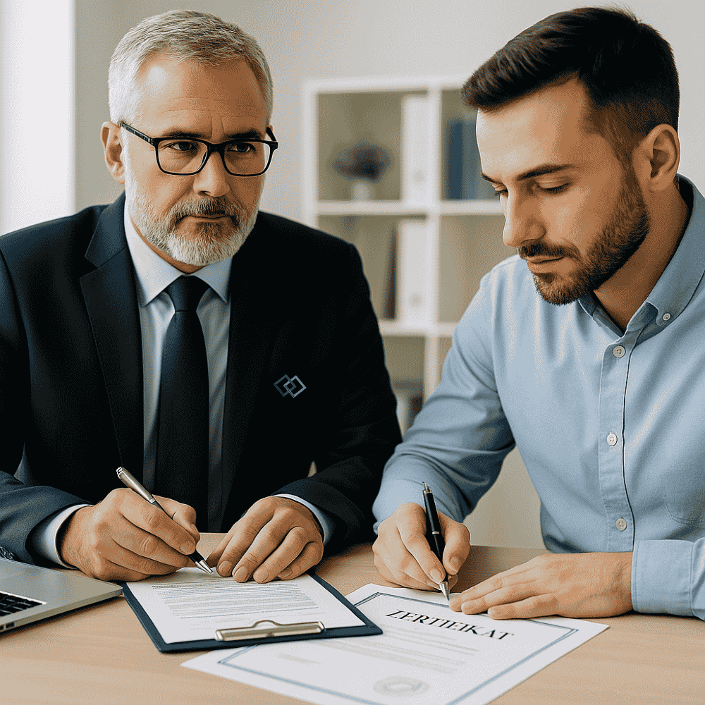 scc prüfung, 2 personen mit ArSiK