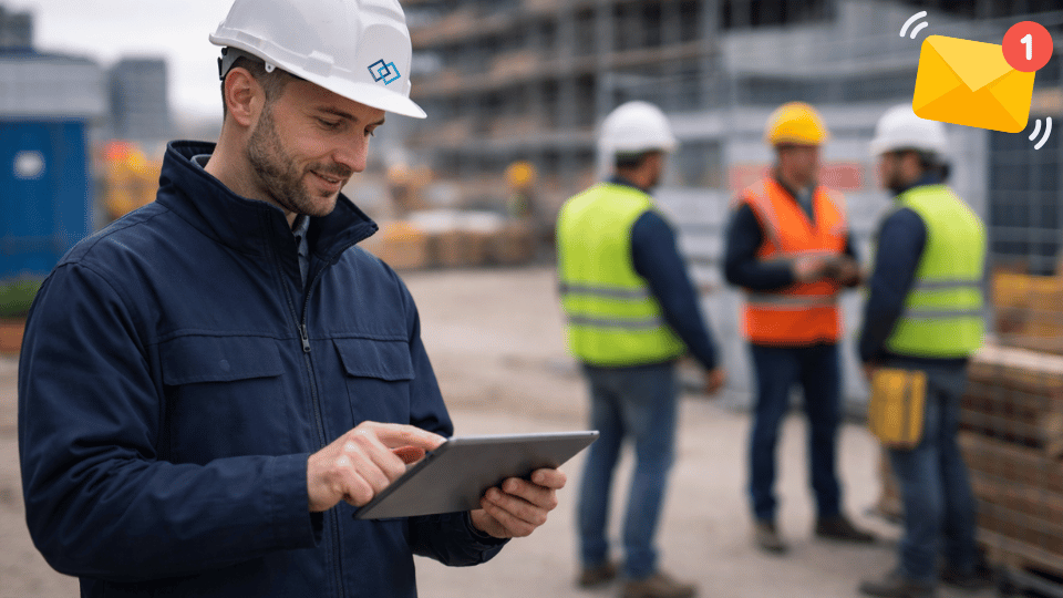 Benachrichtigung Pförtner