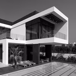 a villa fit out of a private residence