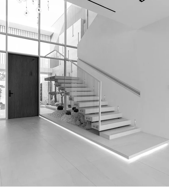 fit out a marble staircase