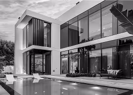 interior fit out of a luxury yacht featuring custom made designer furniture