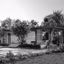 a villa fit out of a private residence