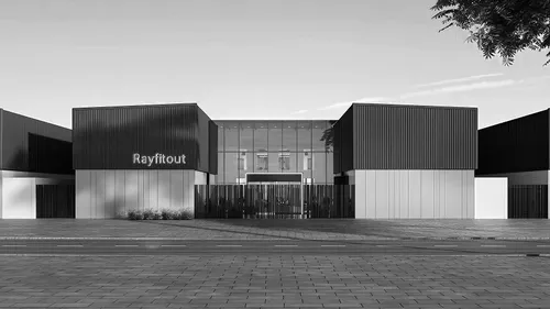 Luxury interior fit out of a villa in Palm Jumeriah with custom shelving, modern decor, and premium marble flooring.