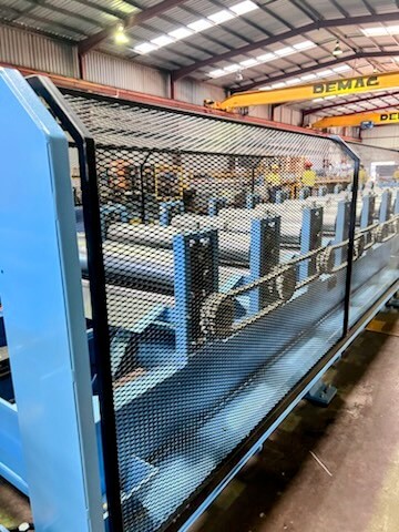 Guarding installation for new line