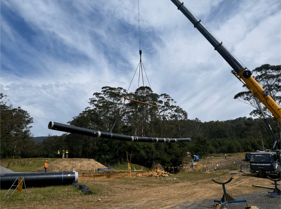 Water main upgrade for Shoalhaven Water