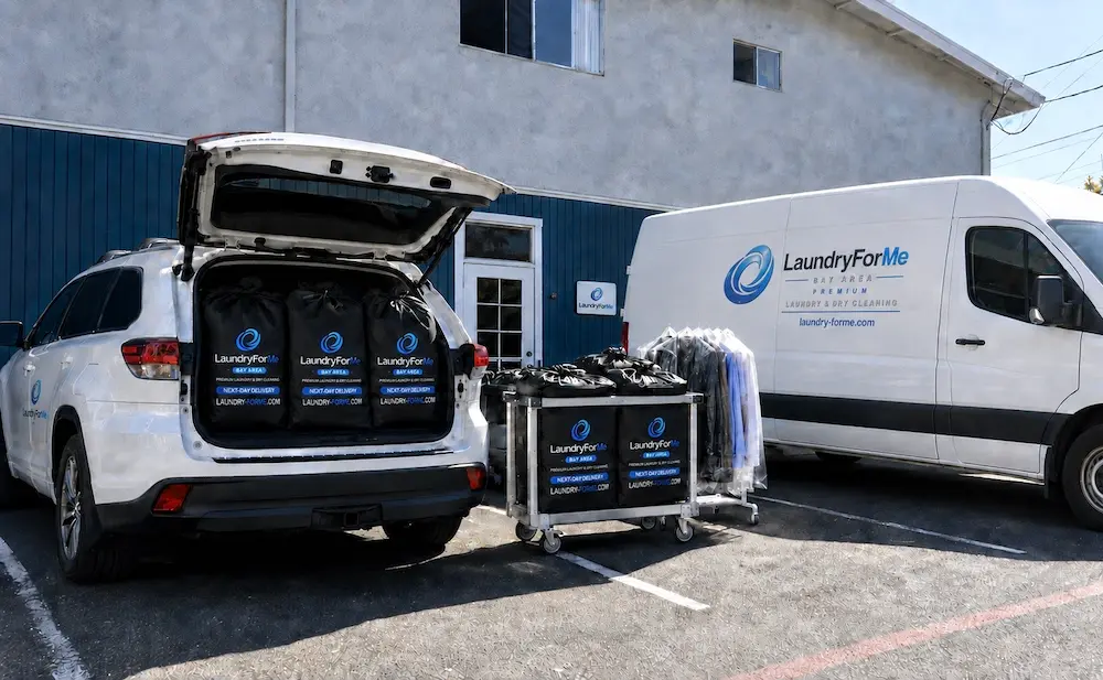 LaundryForMe delivery vehicles