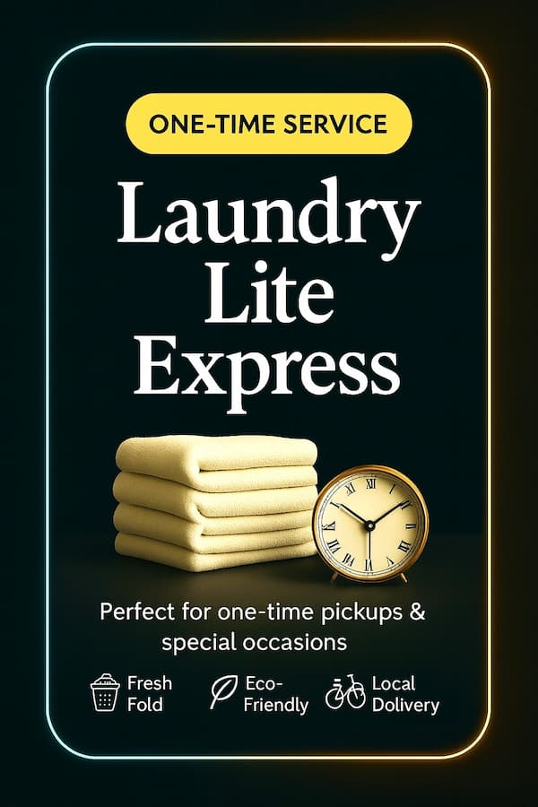 Laundry Lite Express (One Time Use )