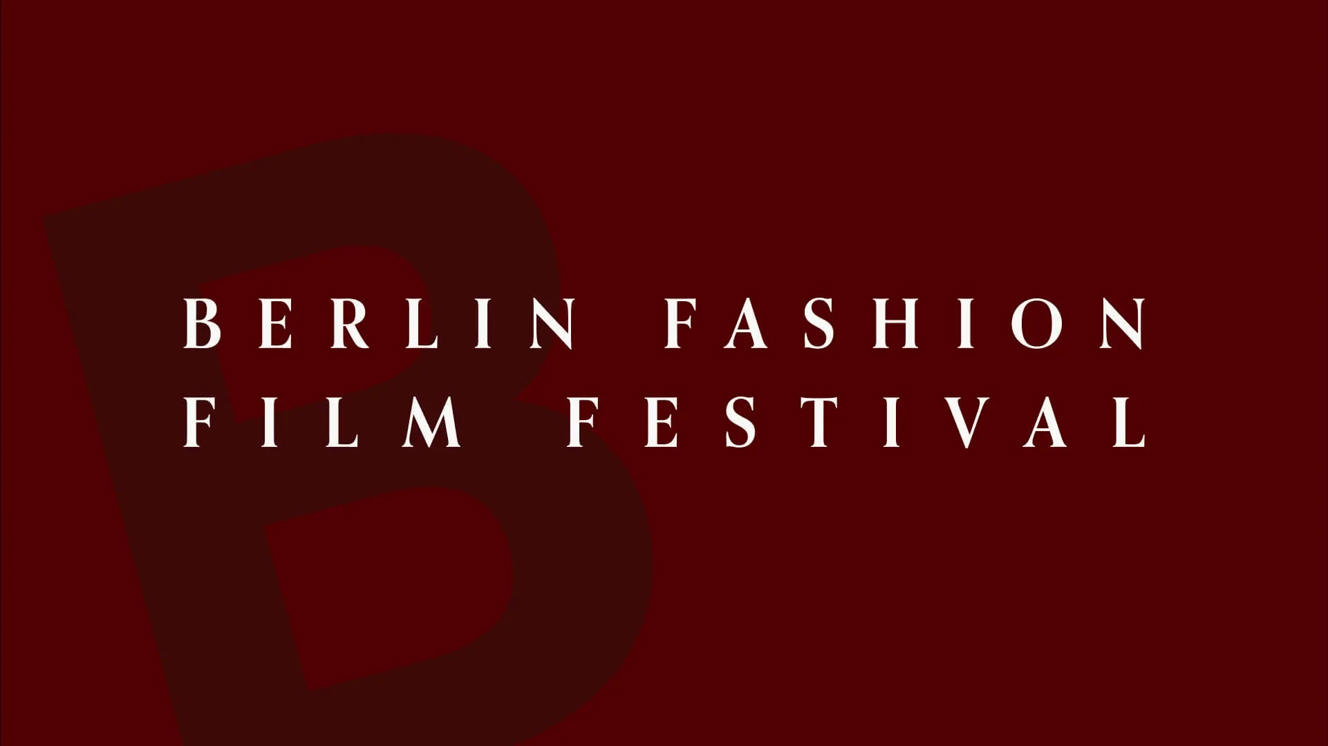 Representative overview image of Berlin Fashion Film Festival