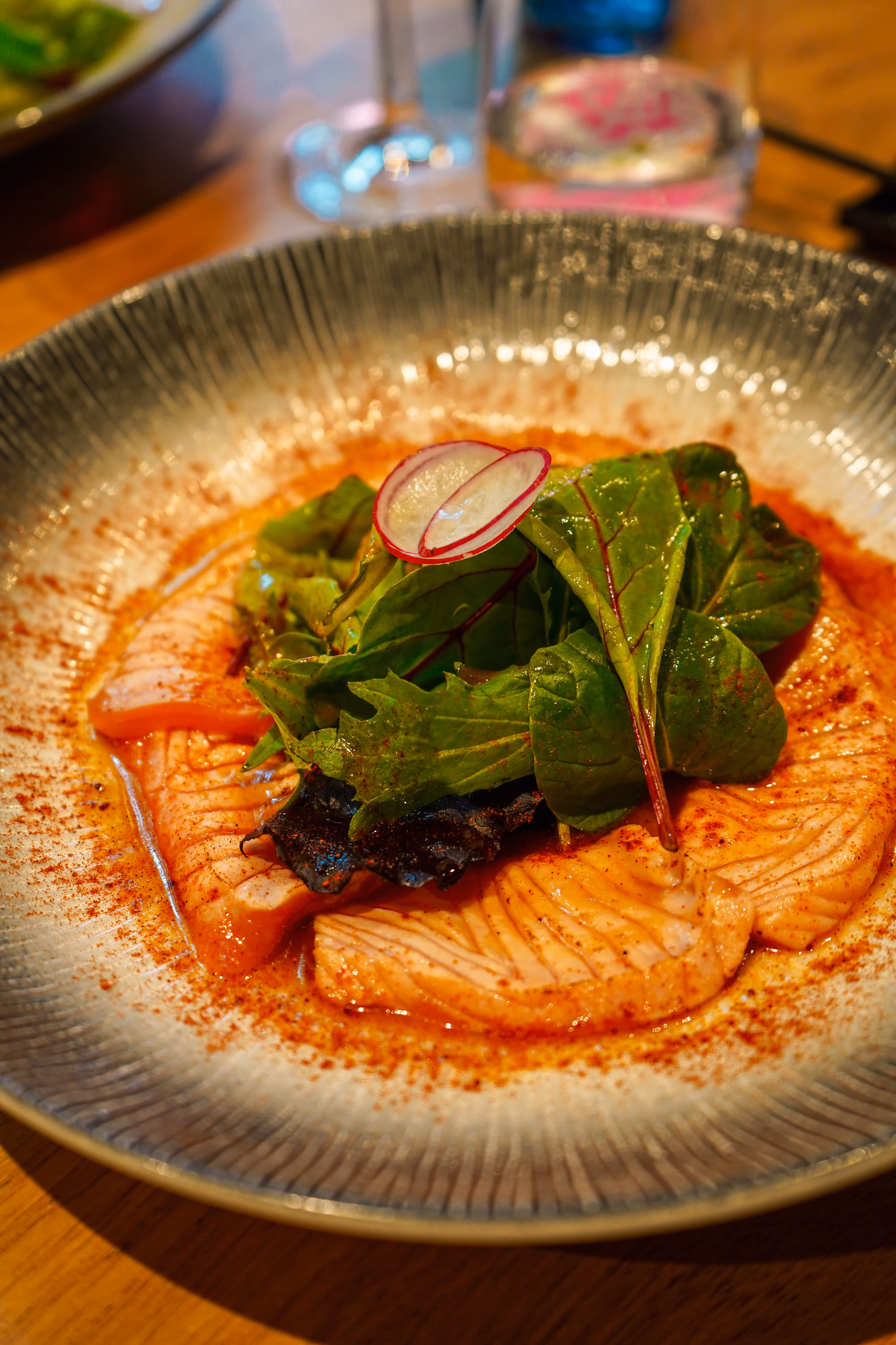 [background image] image of dining experience (for a seafood restaurant)