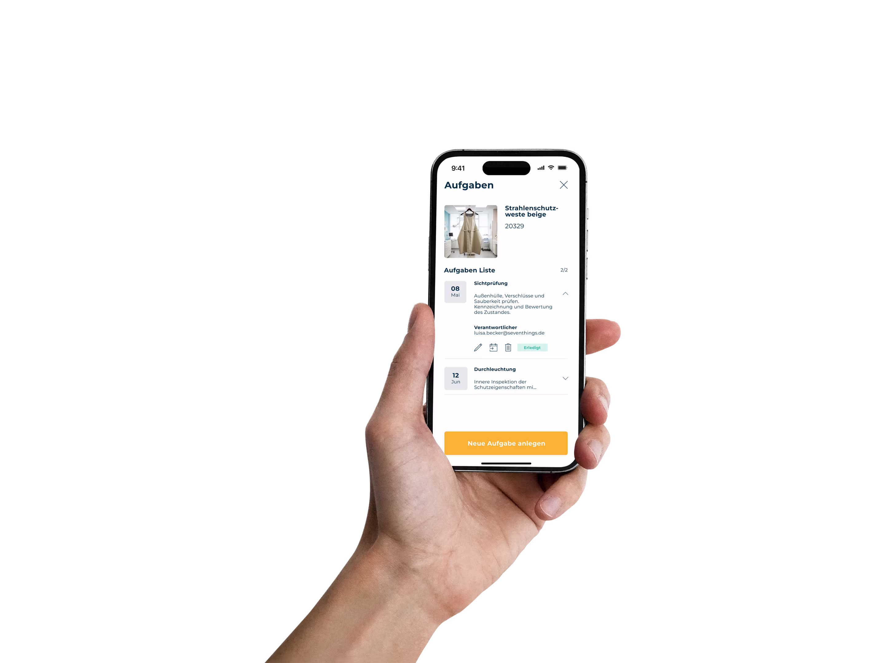 Healthcare use cases display on mobile