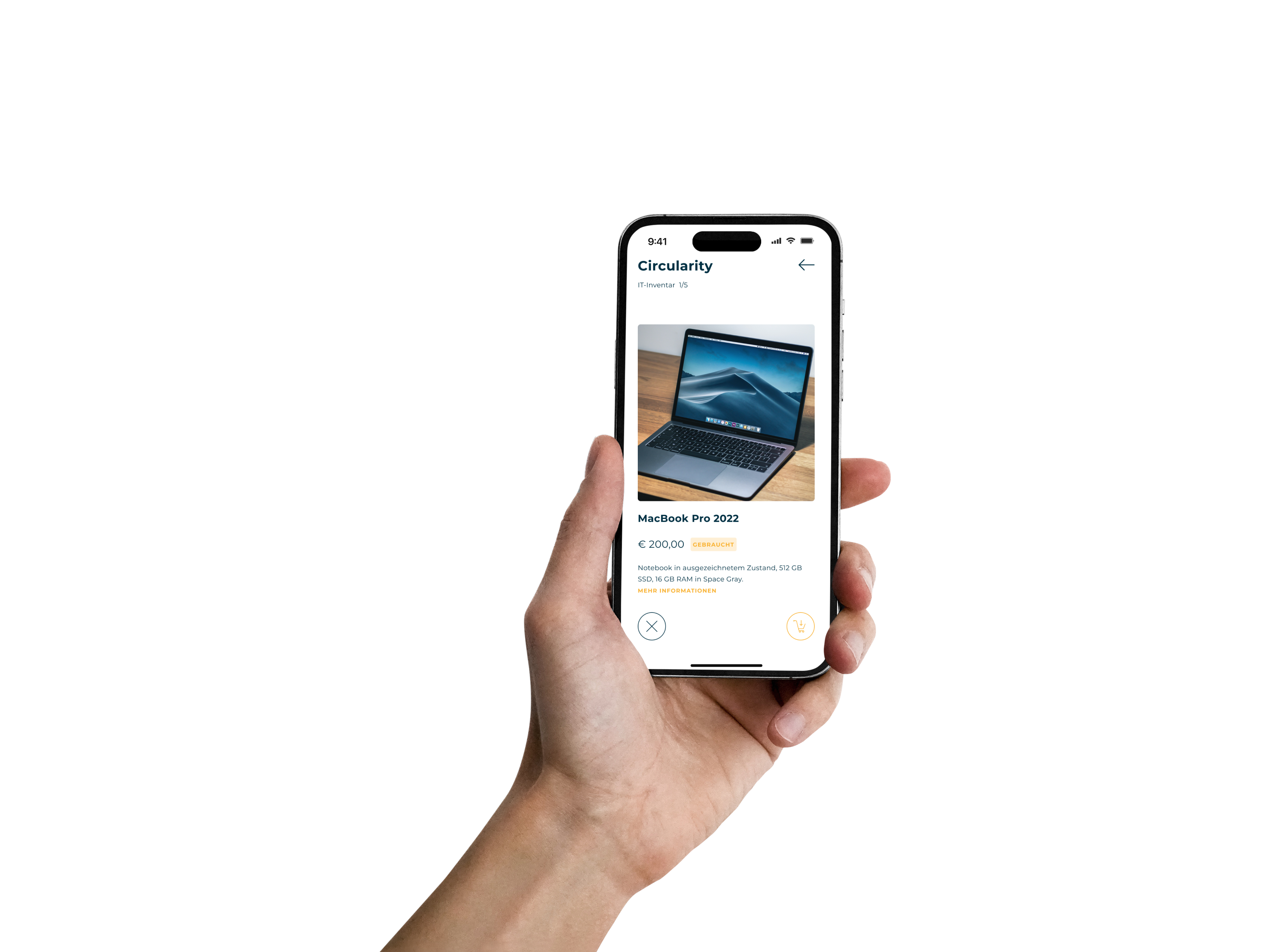 Platform dashboard on mobile display