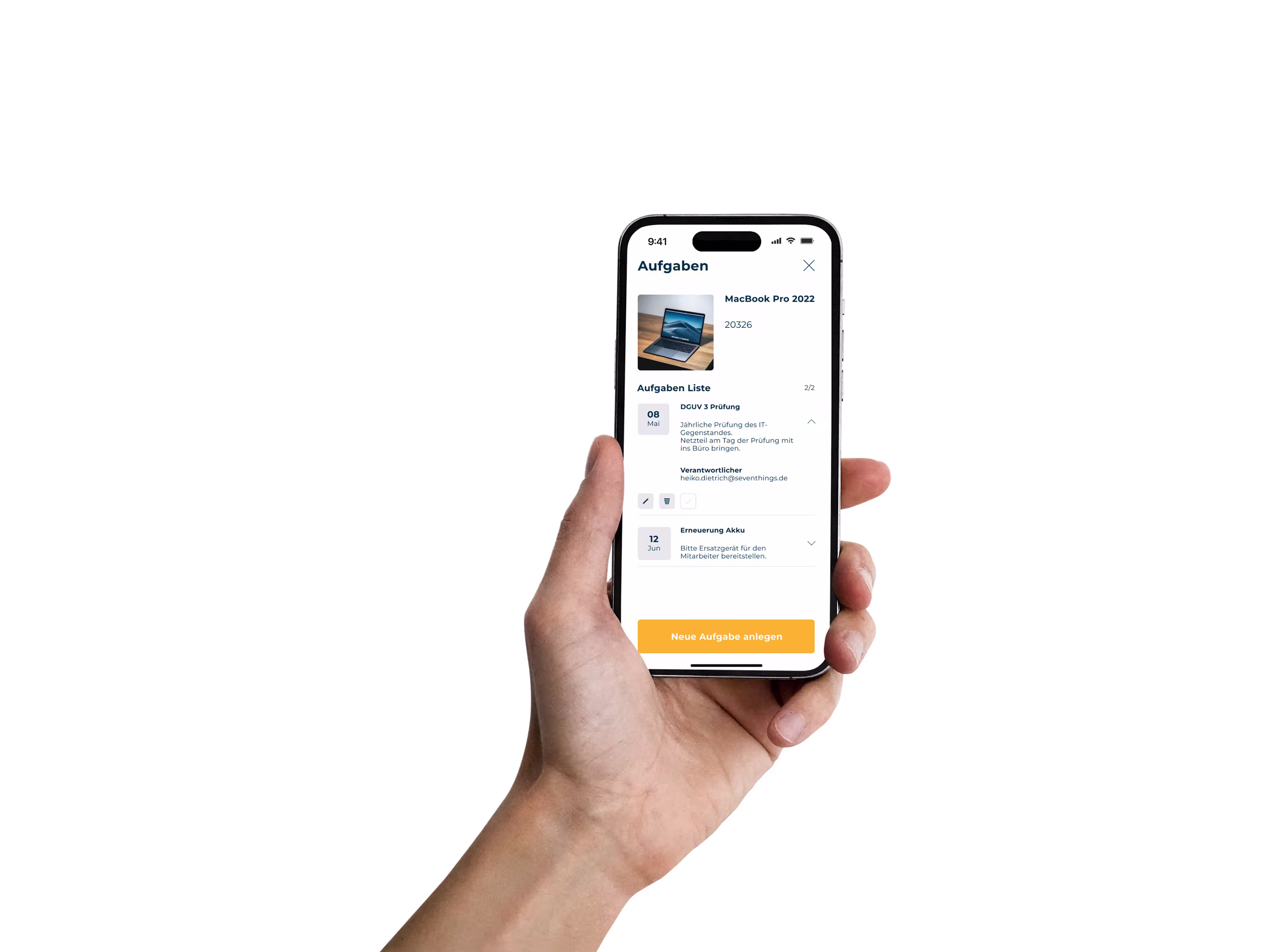 Platform dashboard on mobile display