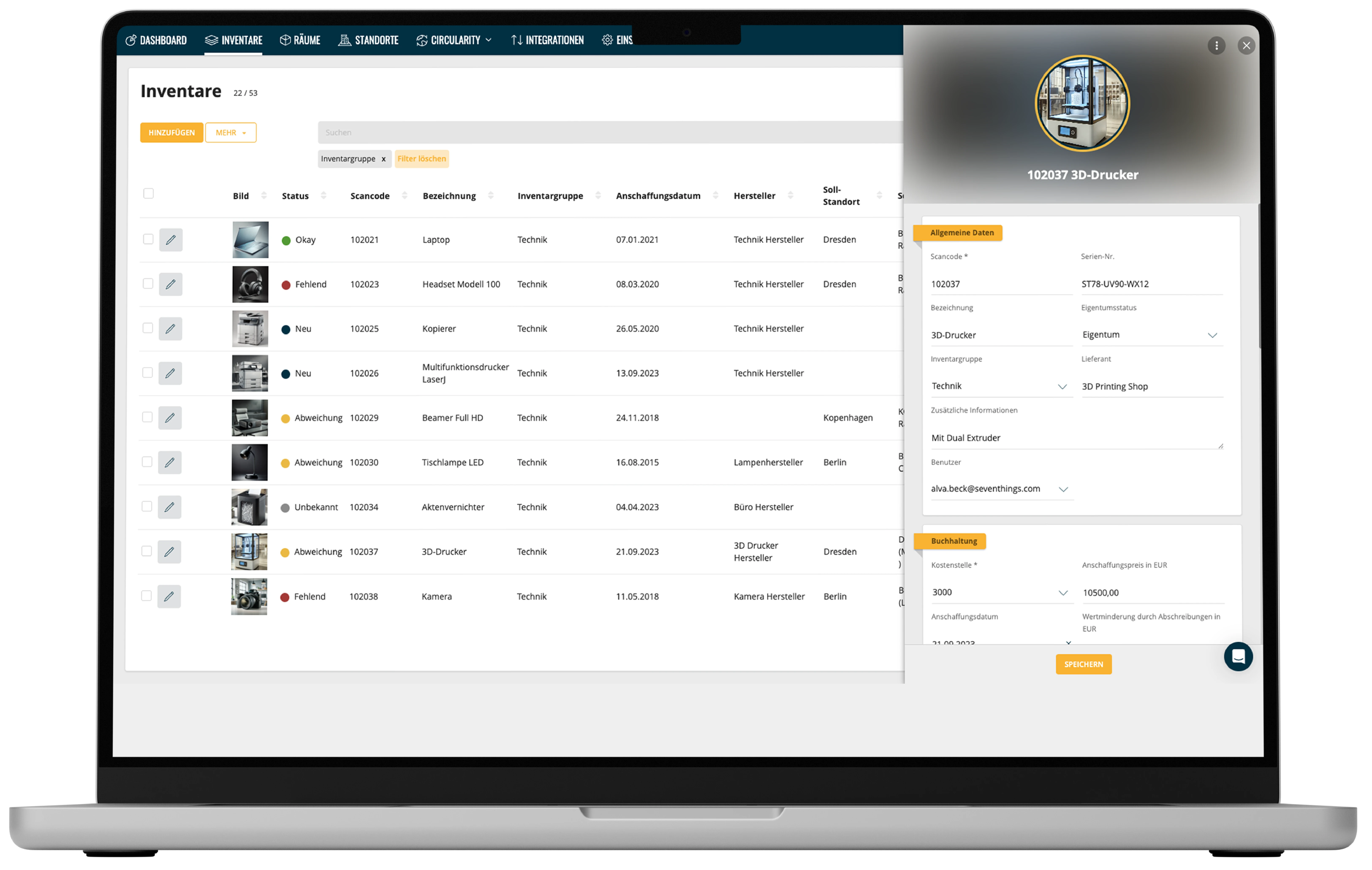 Public software on desktop display