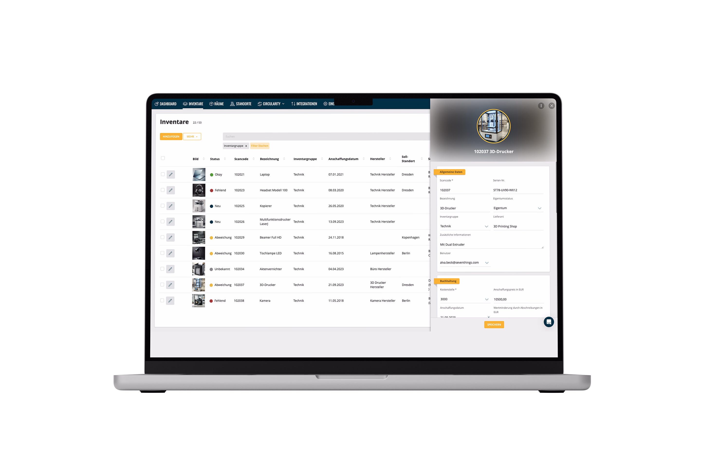 Public software on desktop display