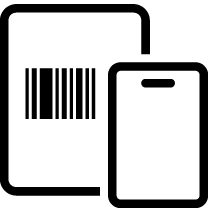 Smartphone tablet icon
