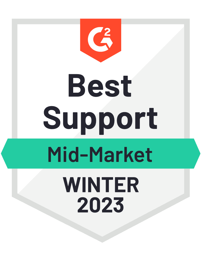 Best Support award logo