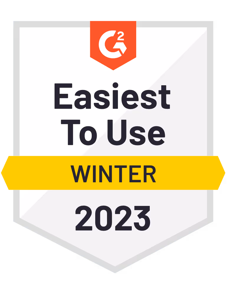 Easiest to Use award logo