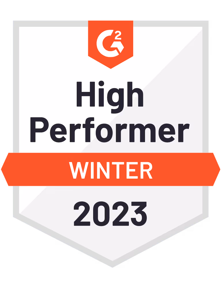  High Performer award logo