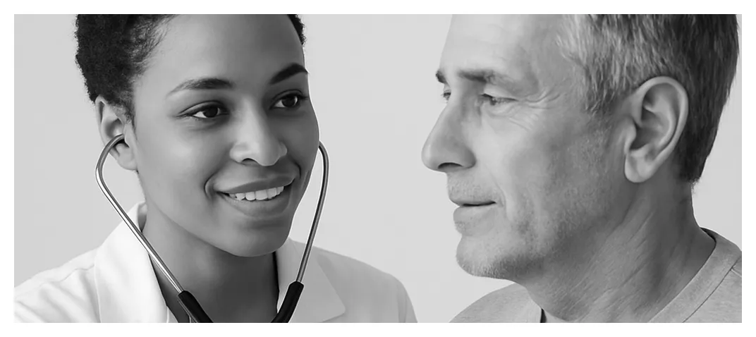 Medical staff working on patient