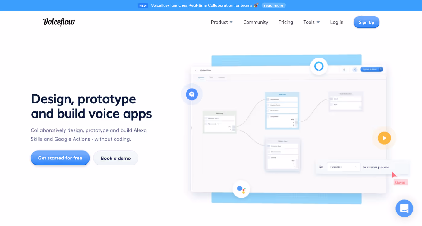 Voiceflow Screenshot