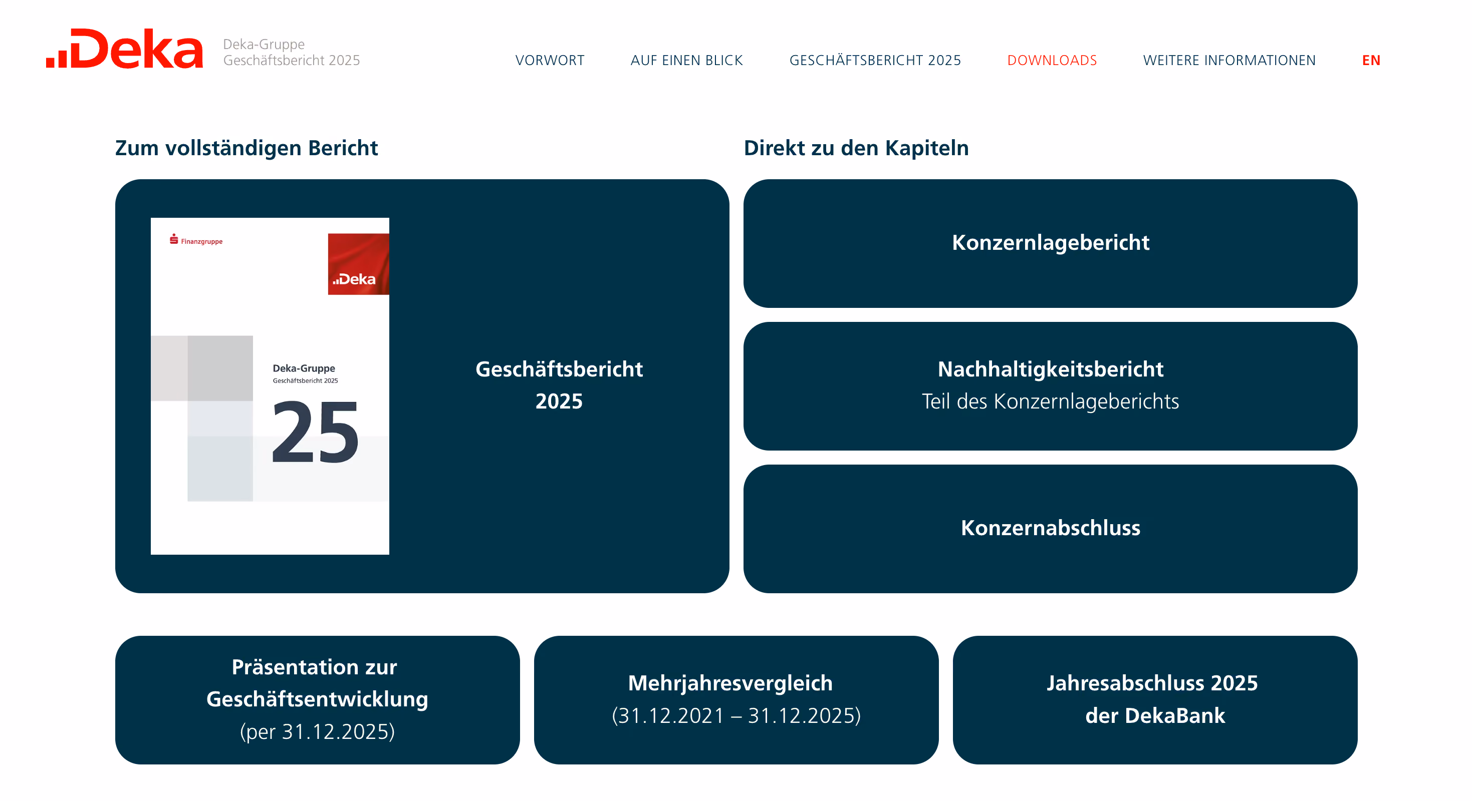 Download Berecih des DEKA GBR's bestehend aus verschiedenen Kacheln in einem Grid in dunklem Petrol