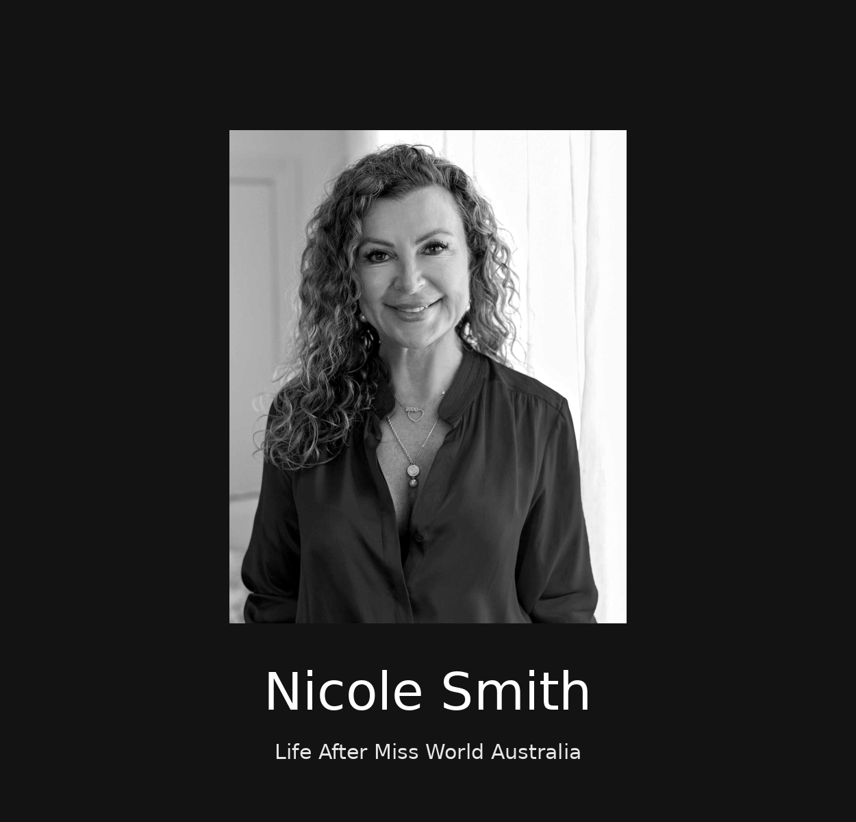 Nicole Smith: Life After Miss World Australia