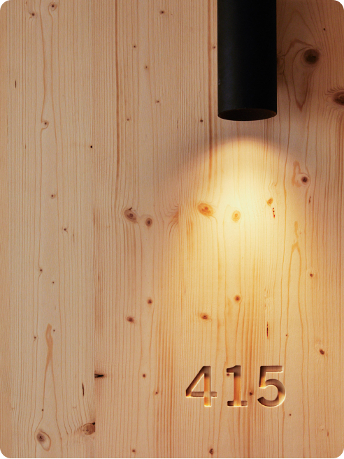 Apartment 415, ready to welcome its first resident