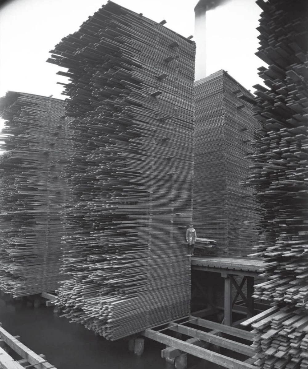 This site once stored timber floated in from northern forests