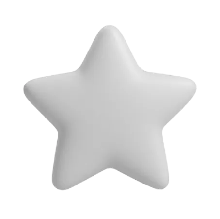 étoile en argent