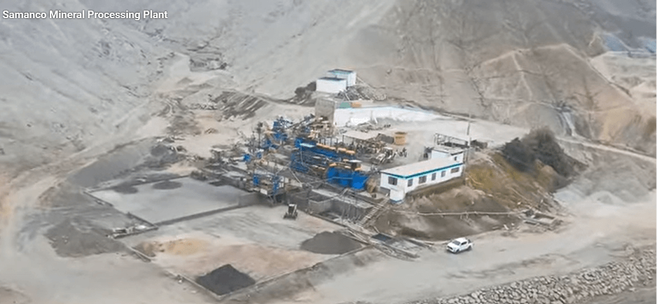 samanco mineral plant video