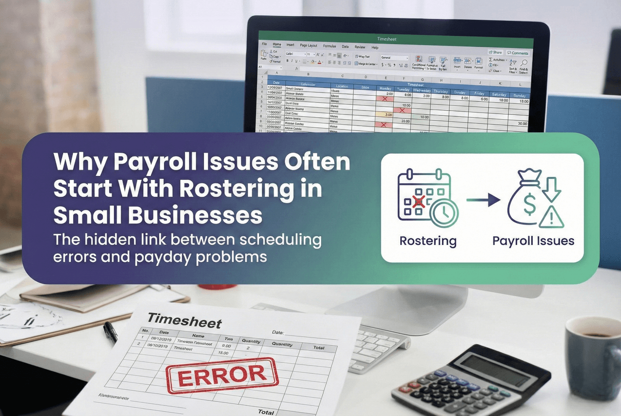 Why Payroll Issues Often Start With Rostering in Small Businesses