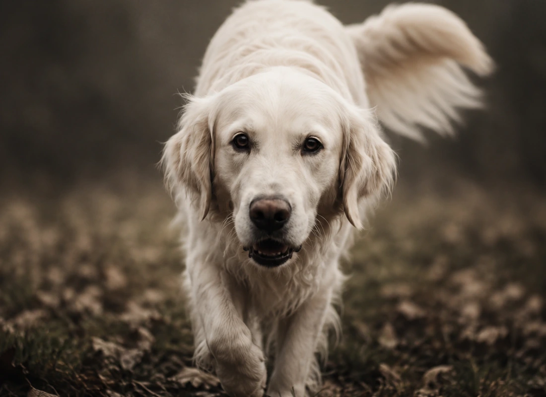 The dog always comes