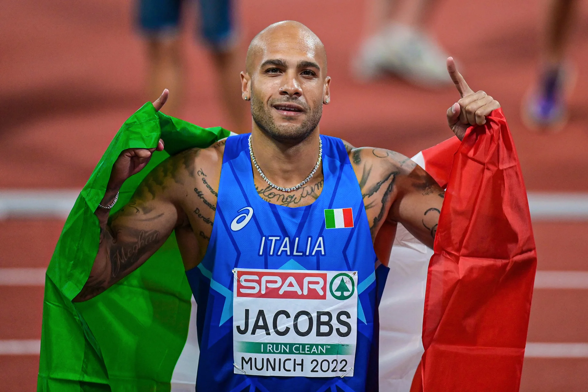The Athlete - Percorri i traguardi di Lamont Marcell Jacobs - Campionato Europeo di atletica leggera 2022 - 100 metri
