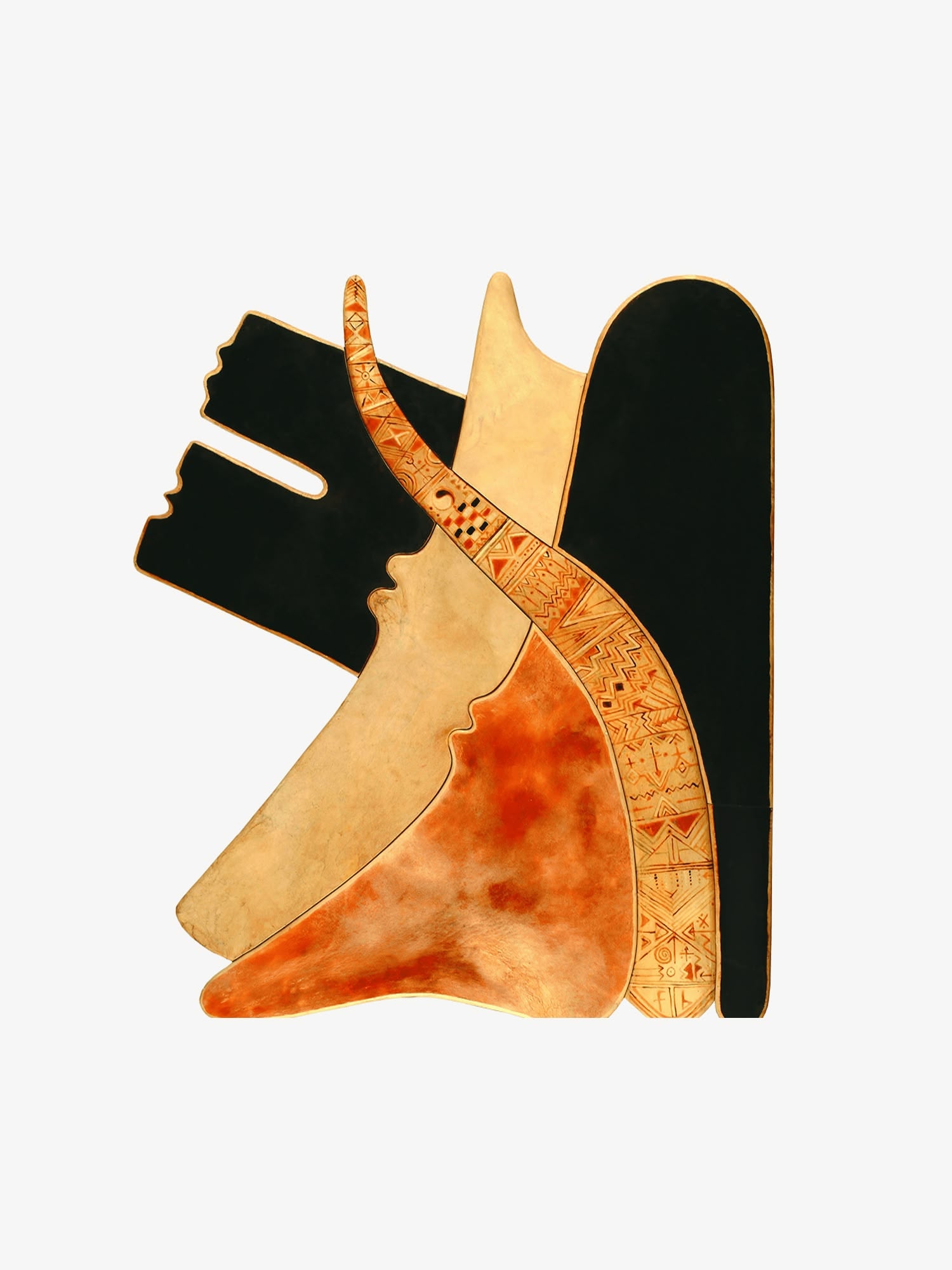 Partance henné sur peau, 136 x 162, 1987