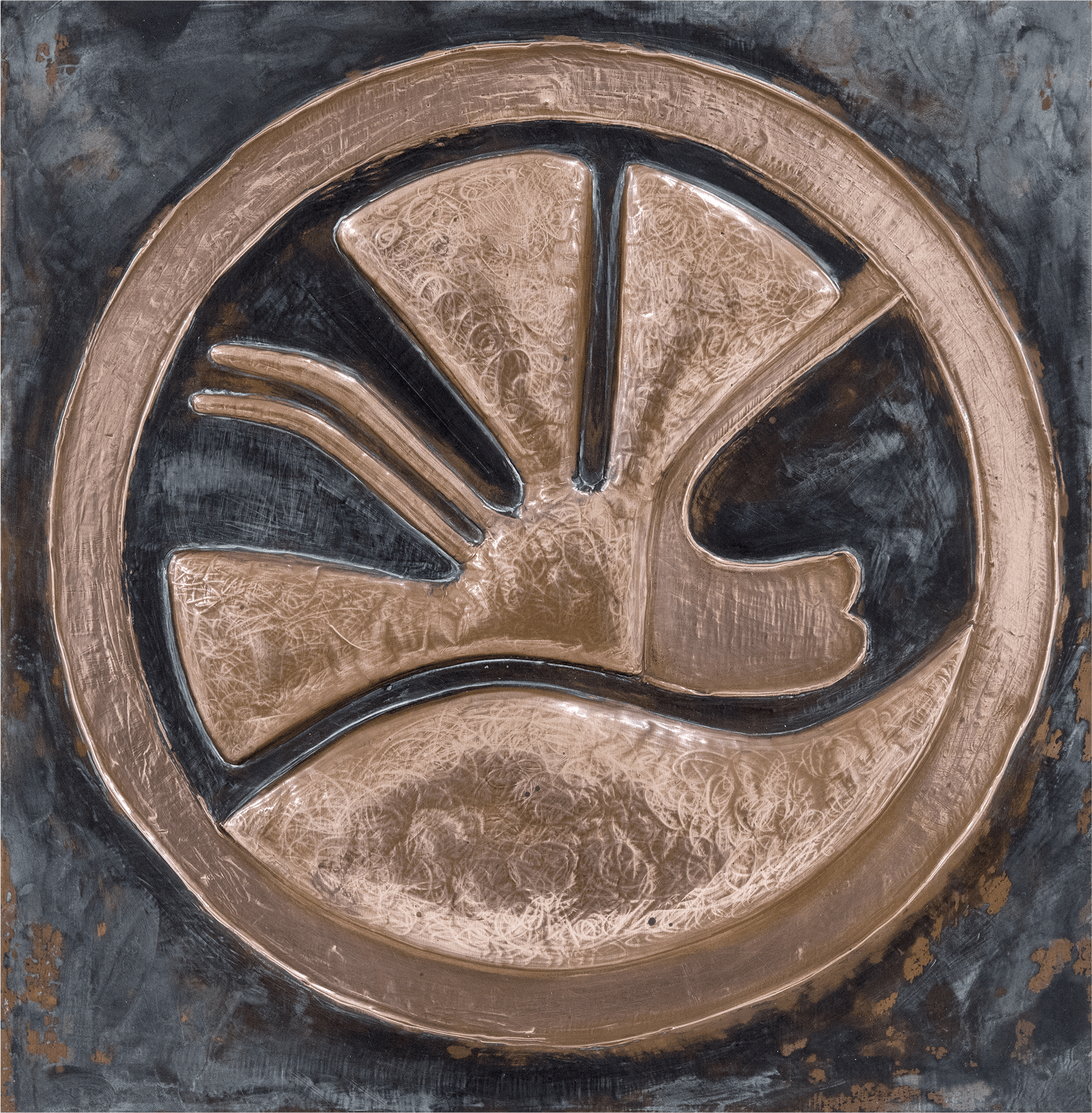 Aube cuivre, 31 x 32 cm, 1983