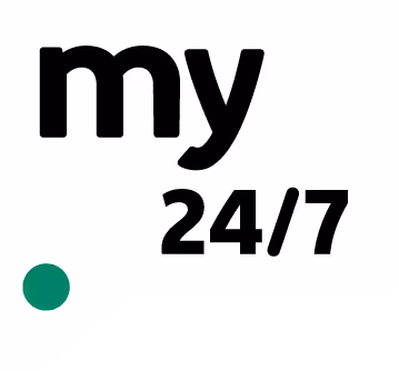 Het logo van my24/7