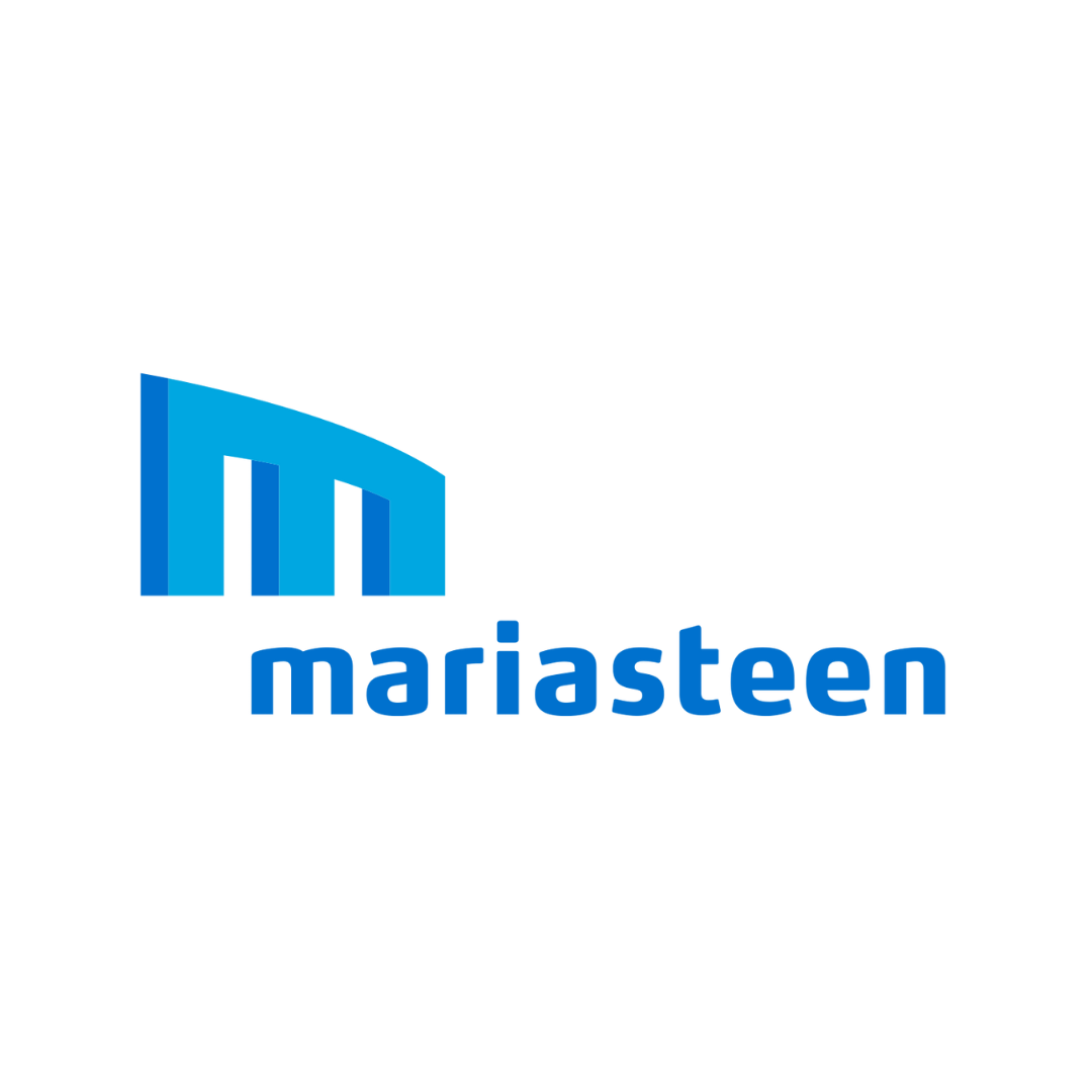 Logo Mariasteen - We zijn een mensgedreven organisatie die tewerkstelling creëert voor mensen voor wie een job in het reguliere arbeidscircuit niet altijd mogelijk is.