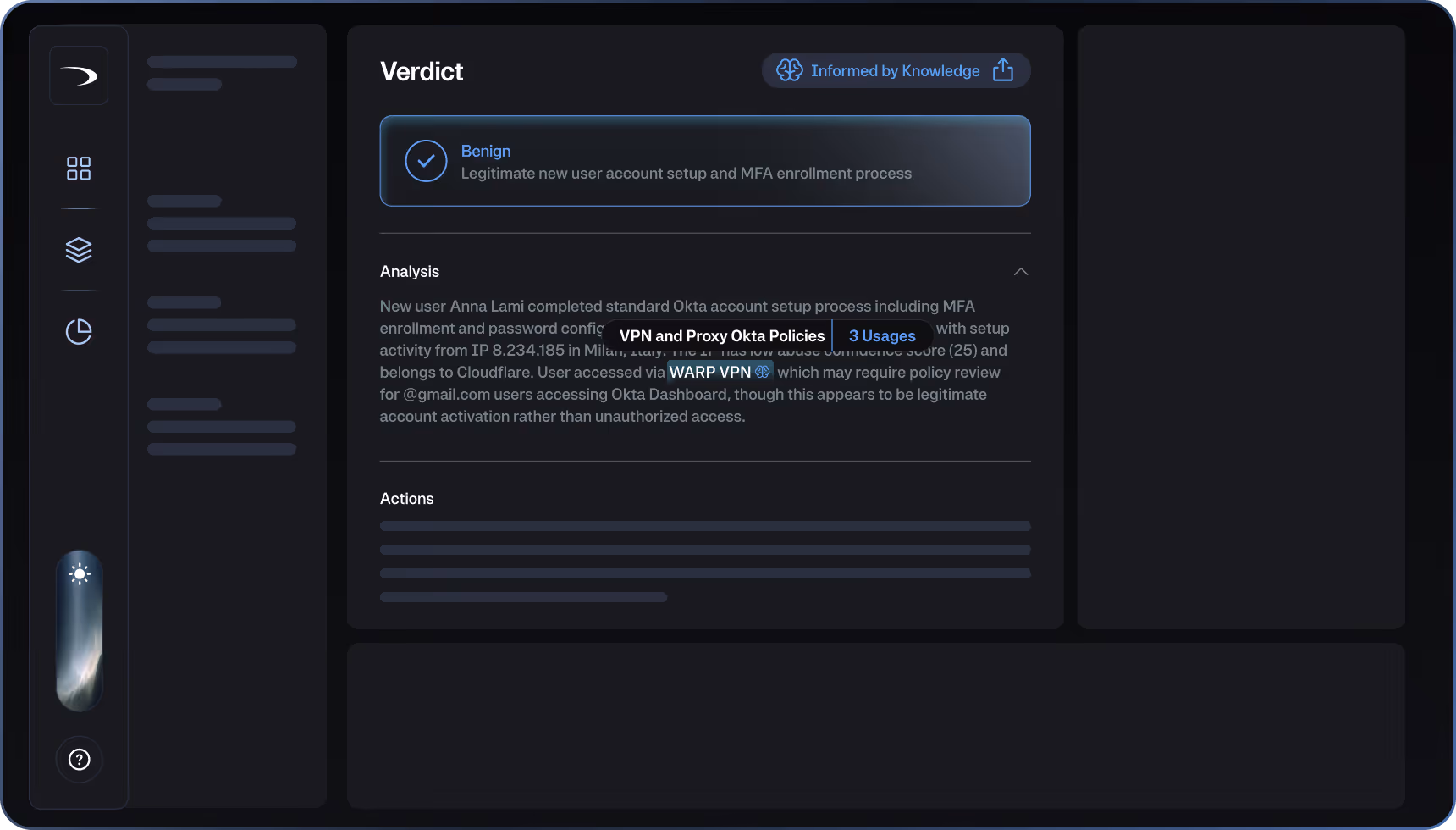 Agentic AI Investigation and Response